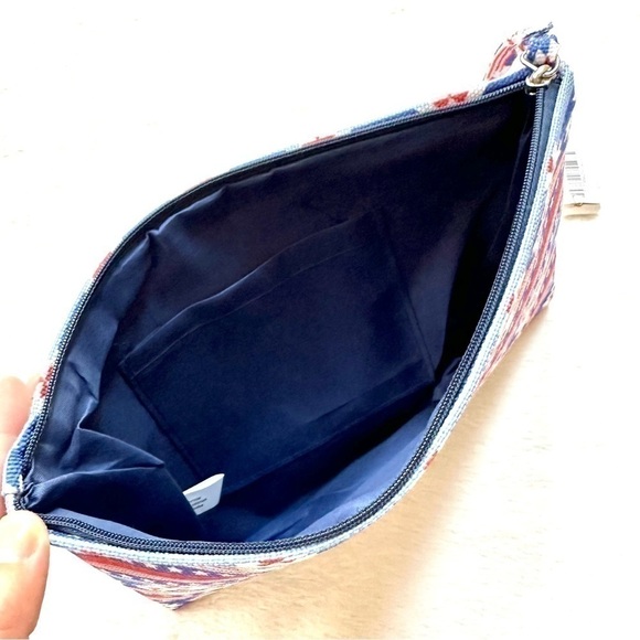 NWT Styline Aztec Print Americana Wristlet Bag Purse Zipper - Picture 4 of 6